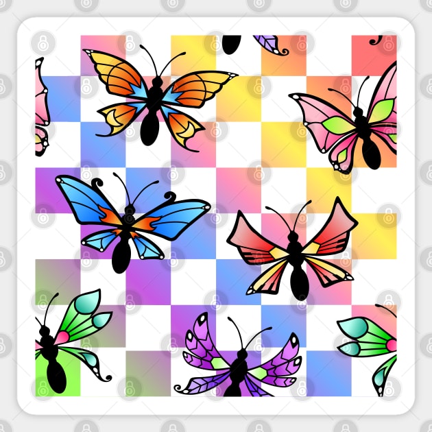 Fairy Flyies Pattern Sticker by CoreyUnlimited